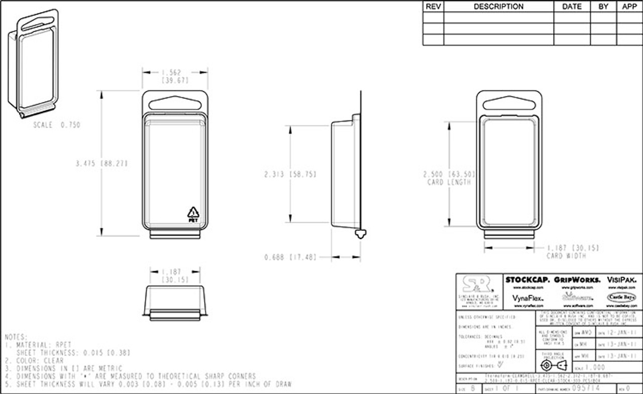 095714 - Stock Clamshell Packaging